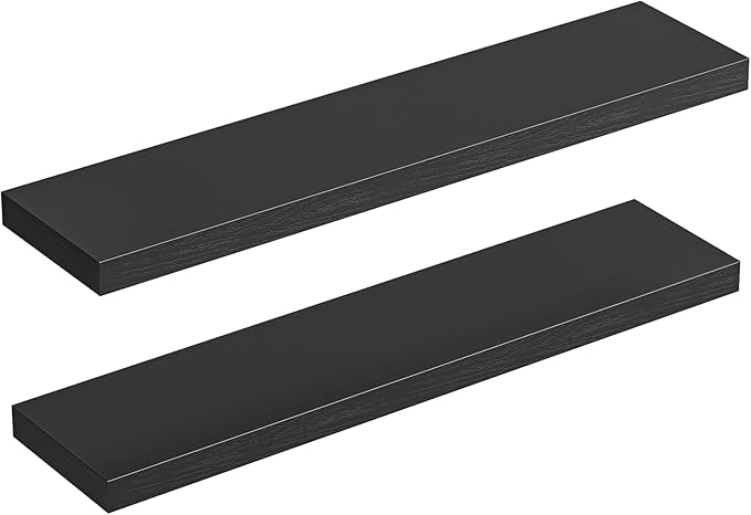 HOOBRO Floating Shelves for Wall, Wall Mounted Shelf Set of 2, 39.4" Hanging by HOOBRO