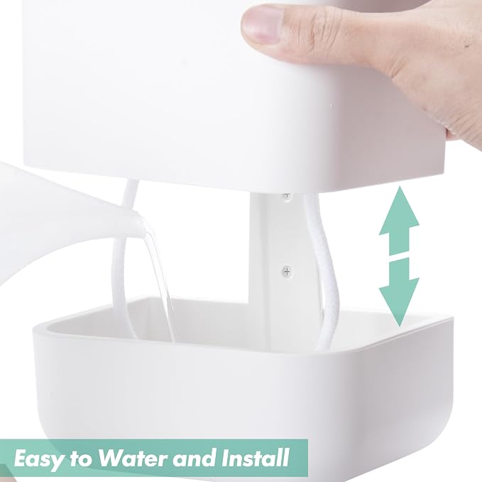 Phoenix Vine 6.5 Inch Wall Mounted Self-Watering Planter Pot - Image 3
