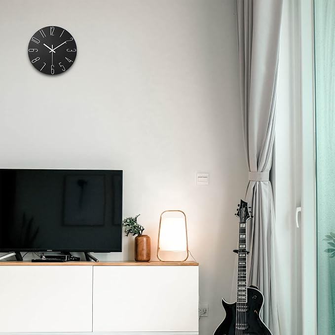 Wall Clock, Silent Clock, Wall Clocks Battery Operated， 12 inch Modern Wall - Image 7