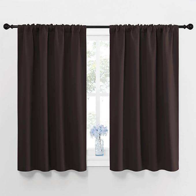 NICETOWN Blackout Curtain Panels 45 inches Long by NICETOWN