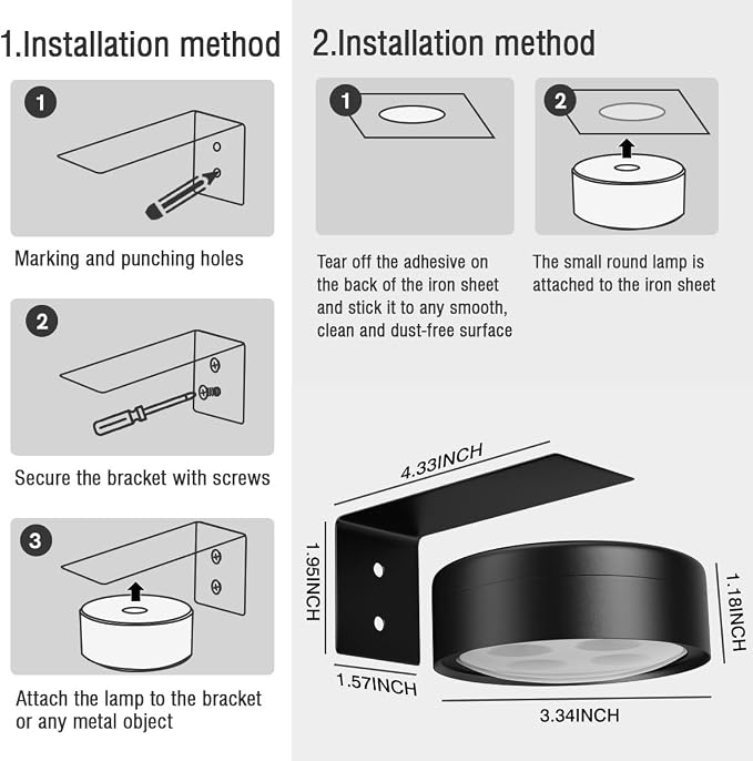 Xuolder Picture Lights for Wall, 2000mAh Rechargeable Battery Poster Lights LED - Image 6