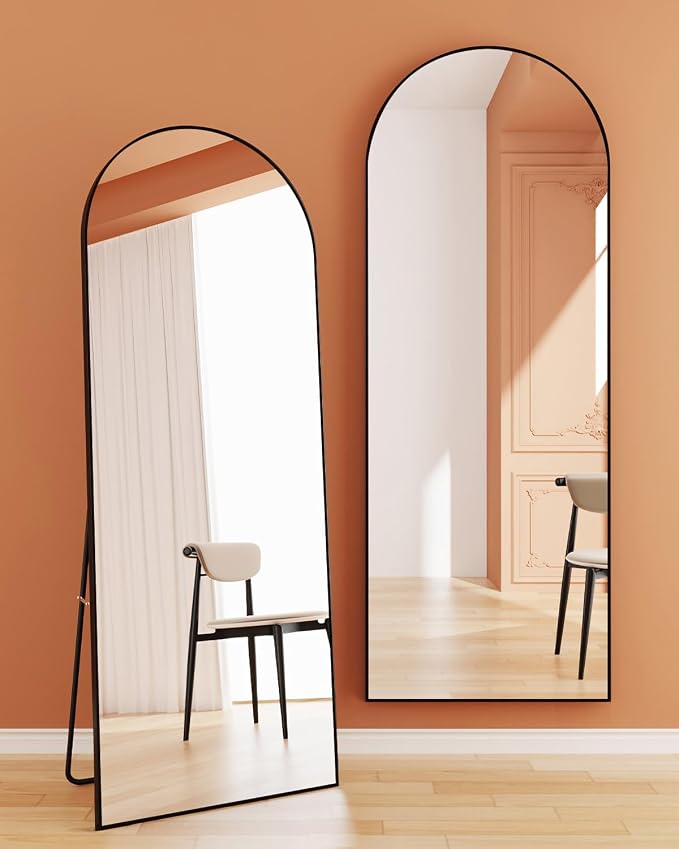 DMWOODFL 71"x26" Arched Full-Length Mirror - Image 8