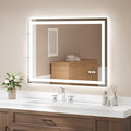 USHOWER LED Bathroom Mirror 48x36 Inch Tempered Glass by USHOWER