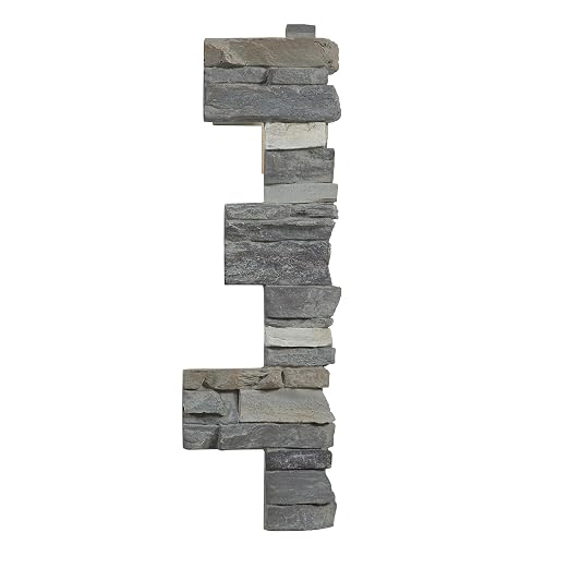 AZ Faux High-Density Polyurethane Faux Stone Interlocking Right Endcap by AZFaux