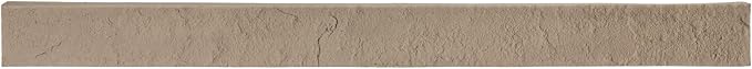 2-Pack Beige Faux Stone Ledger & Trim Panels, 35.62" x 2.25" x 3.25", - Image 2