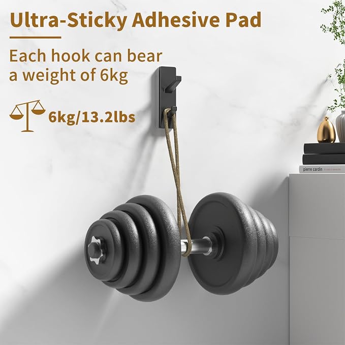 susswiff Self Adhesive Coat Hooks - Image 2