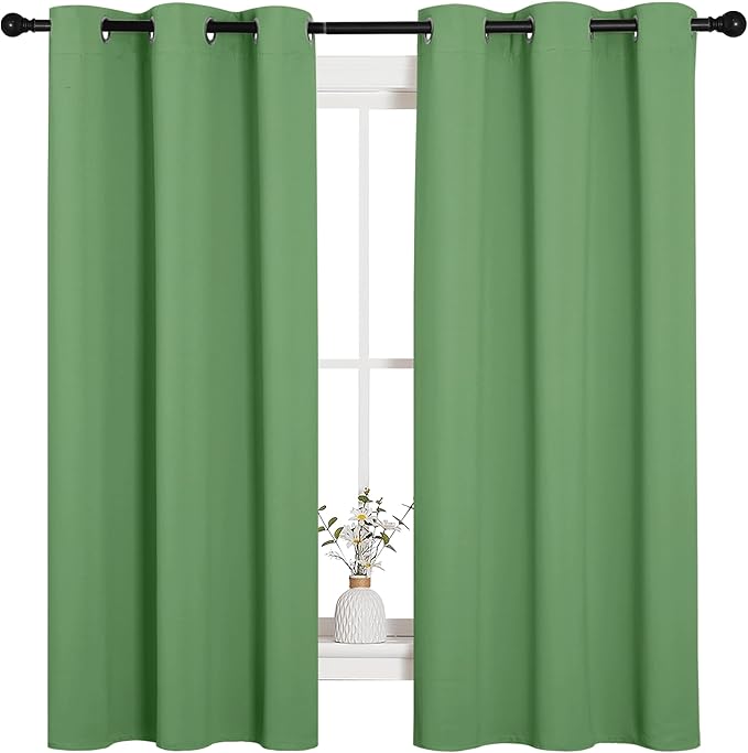 NICETOWN Room Darkening Curtains 63" Long Set of 2 - Image 2