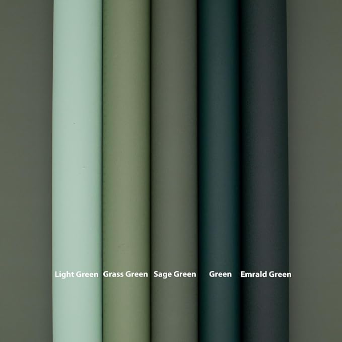 Yancorp 16"x394" Matte Grass Green Peel and Stick Wallpaper Removable Contact - Image 7