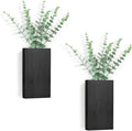 Dahey 2 Pack Wood Wall Planter Vase by Dahey