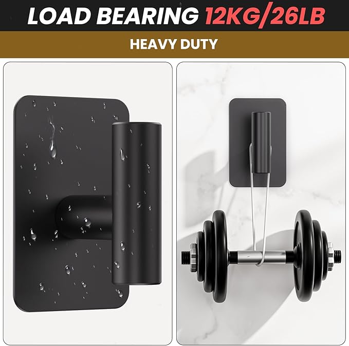 Heavy Duty Adhesive Hooks - 26lb Max - Image 5