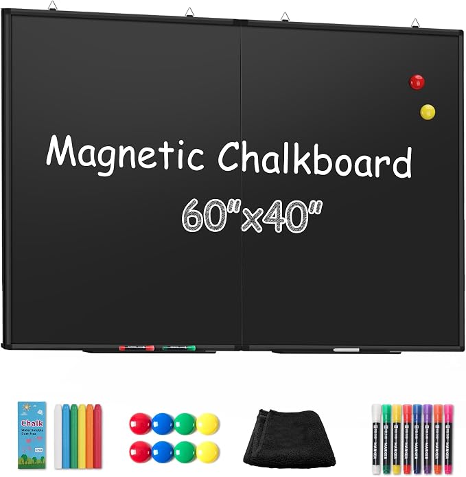 SELEAD Folding Magnetic Chalkboard by SELEAD