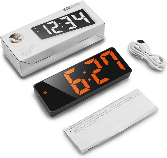 AMIR Digital Alarm Clock, LED Clock - Image 8