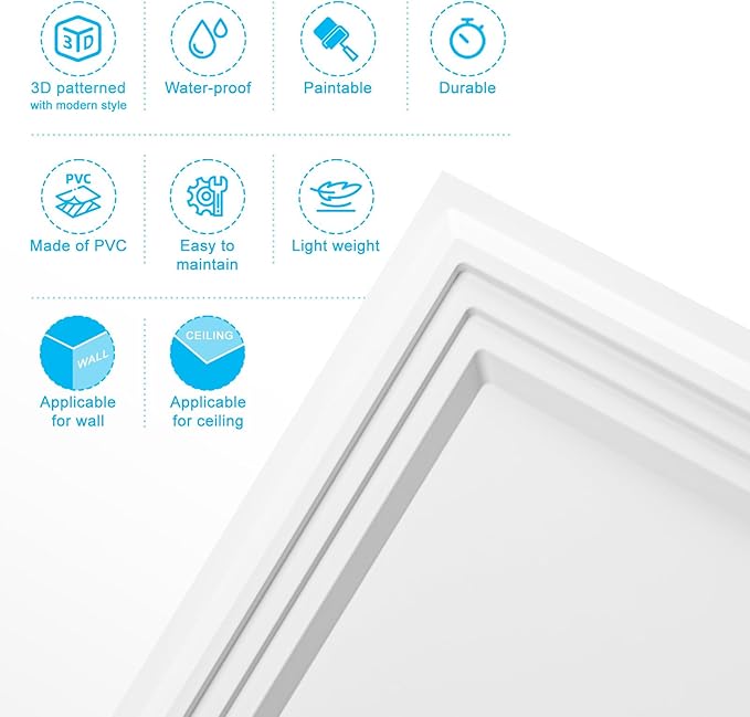 Art3d 33-Pack 3D Textured Accent Wall Panel - Image 5