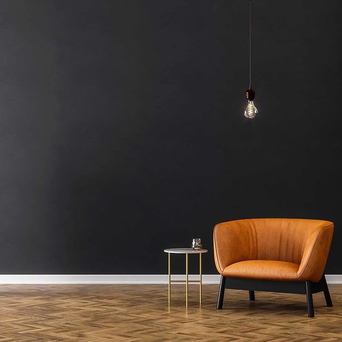 Black Peel and Stick Wallpaper, 15.7 X 315 inches Renter Friendly Wallpaper - Image 3