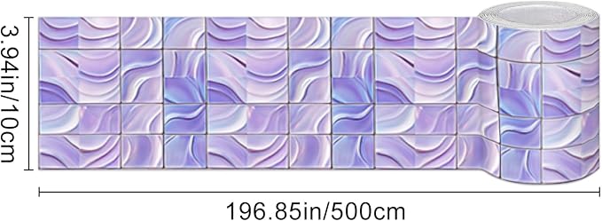HOMETITUTE Wallpaper Border Peel and Stick Decorative Wall Trim Self Adhesive - Image 3