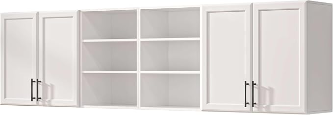 Furnaza Wall Cabinets for Laundry Room, Shaker Wall Mounted Kitchen Cabinets by Furnaza
