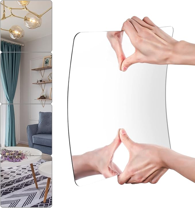 JEOYOO Wall Mirror Full Length, on Door Mirrors, Cheap Mirror Acrylic, - Image 2