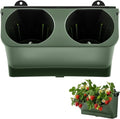 Briwooody 1 Set 2 Pocket Vertical Stackable Wall Planters Kit Outdoor Self by Briwooody