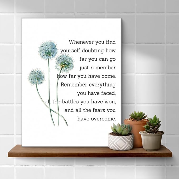 Motivational Quotes Wall Art Decor, Inspirational Graduation Decor Gift - Image 4