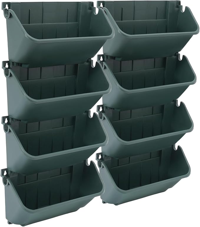 24 Pots Wall Mounted Planter, Plastic Wall Vertical Planter, - Image 7