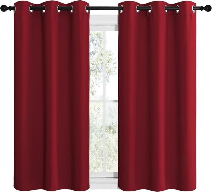 NICETOWN Christmas Short Blackout Curtains - Image 2