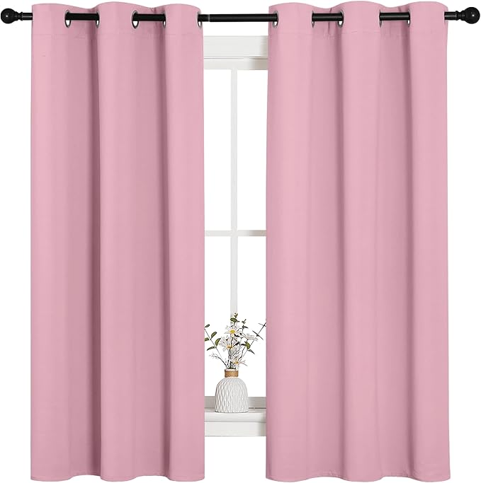 NICETOWN Room Darkening Curtains 63" Long Set of 2 - Image 2