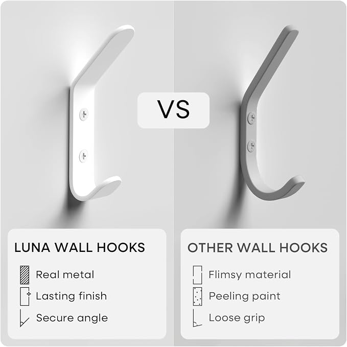 Homeforia Wall Coat Hook Rack - Image 6