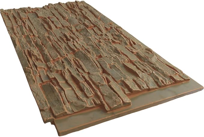 EverStone Canyon Ridge Faux Stone Panel, 45 3/4"W x 24 1/2"H x 1 1/4"D - Image 6