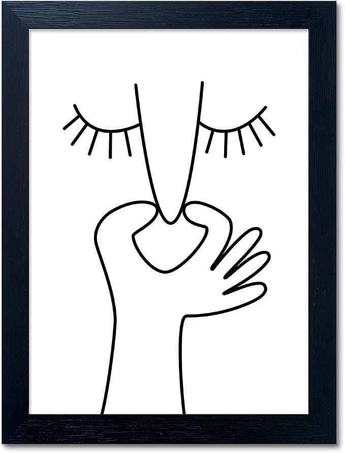 Funny Bathroom Wall Decor Black and White Bathroom Wall Art Framed Toliet Art by Melpa+Art
