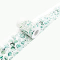 Watercolor Eucalyptus Leaves Wallpaper Border 3.9"X196.8" Peel and Stick Wall by WEISENI