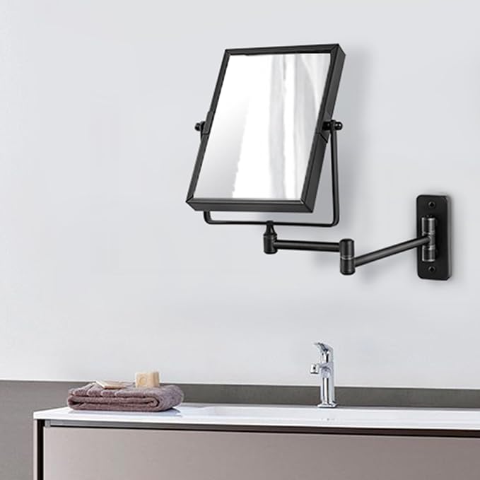 QiMH 3X Magnified Wall Mounted Mirror, Rectangular 8x6 Inch - Image 5