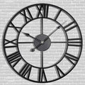 Antique Tower 24 inch Large Roman Numeral Wall Clock, Indoor Outdoor Patio by Letmaliy