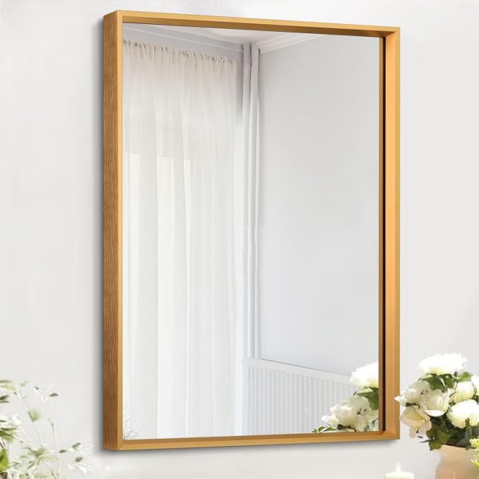 AAZZKANG Bathroom Mirror Rectangular Decorative Metal Mirrors by AAZZKANG