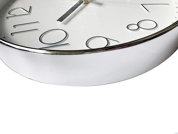 Tosnail 12 Inches Round Silent Non Ticking Quartz Wall Clock - Image 2