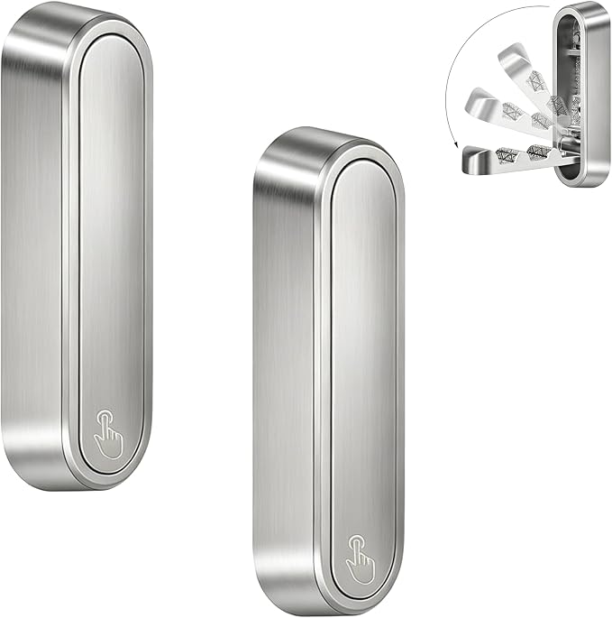 2PCS Foldable Wall Hooks, Flip Down Design by XSGTZMJ
