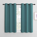 NICETOWN Short Kitchen Blackout Curtains, Thermal Insulated Solid Grommet by NICETOWN