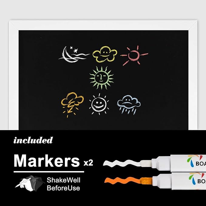 Magnetic Chalkboard Black Board 46 x 32, Extra Large Chalk Board Blackboard - Image 5