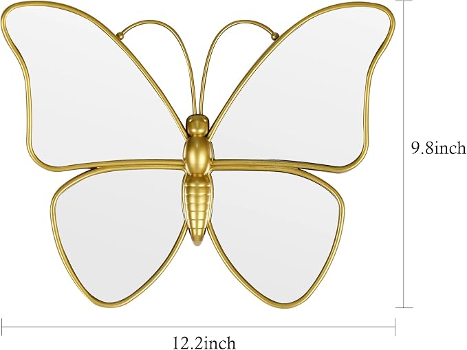Decorative Butterfly Wall Mirror - Image 2
