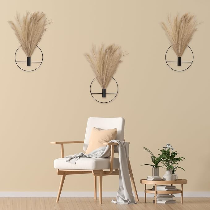 3 Pcs Wall Plants Artificial Decor, Boho Wall Decor, Home Office Living Room - Image 6
