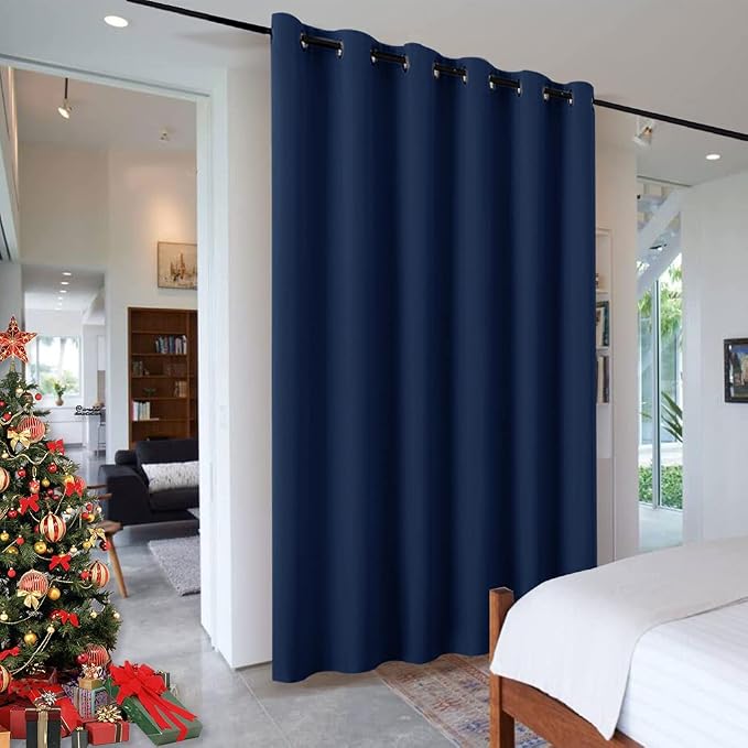 RYB HOME Privacy Room Partition Curtains Blackout Drapes Energy Efficient Odor by RYBHOME