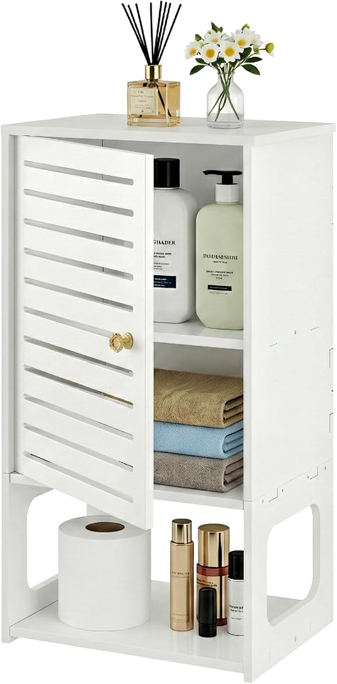 4-Tier Wall Bathroom Storage, Space-Saving Organizer by HaveaGreatDay