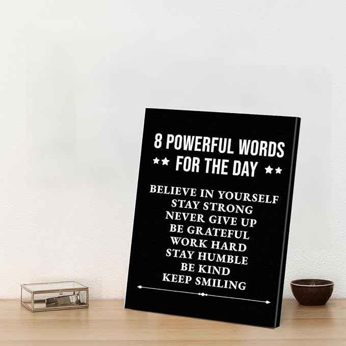 Inspirational Wall Decor, Motivational Canvas Painting Wall Art - Image 6