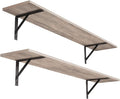 DINZI LVJ Long Wall Shelves, 39.4Inch Wall Mounted Shelves Set of 2, by DINZILVJ