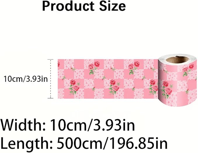 Pink Polka Dot Wallpaper Border 196x4 Inch Peel and Stick Wall Border Removable - Image 4