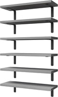 WOPITUES Wood Floating Shelves Set of 6, Shelves by WOPITUESOfficial