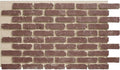 EverStone Aged Brick Faux Brick Panel, 46 7/8"W x 27"H x 1 1/4"D, Old Town Color by EkenaMillwork