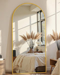 69"x28" Full Length Mirror, Arched Full Body Mirror, Standing Hanging or by Unknown