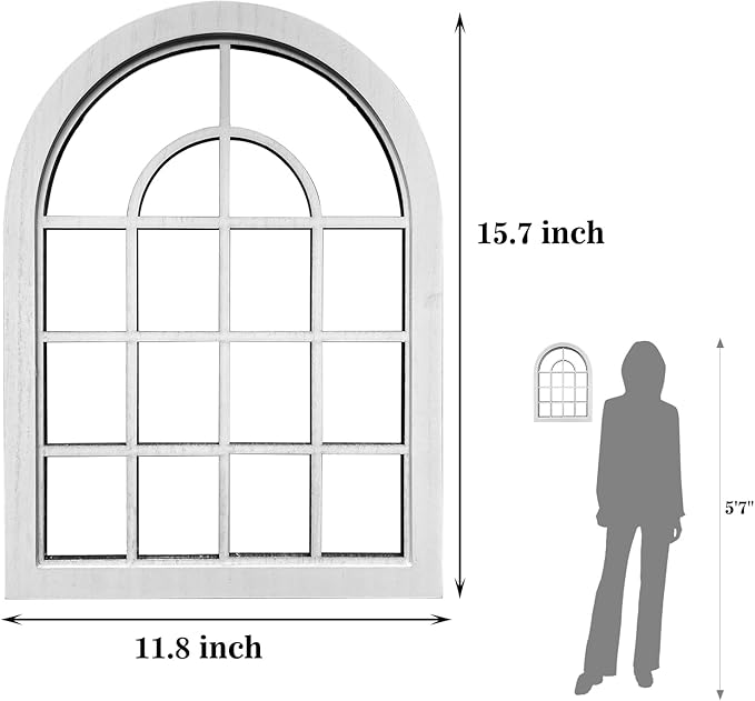 ZEXUIRU 2 Set. Rustic Wall Mirrors - Image 6