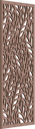 19 3/8"W x 49 3/8"H x 3/8"T Ortonville Decorative Fretwork Wood Wall Panels by EkenaMillwork