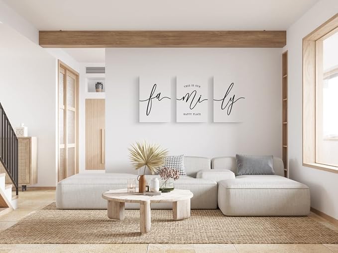 GUBIYU Home Family Wall Art for Living Room & Dining Room, Inspirational Quotes - Image 2
